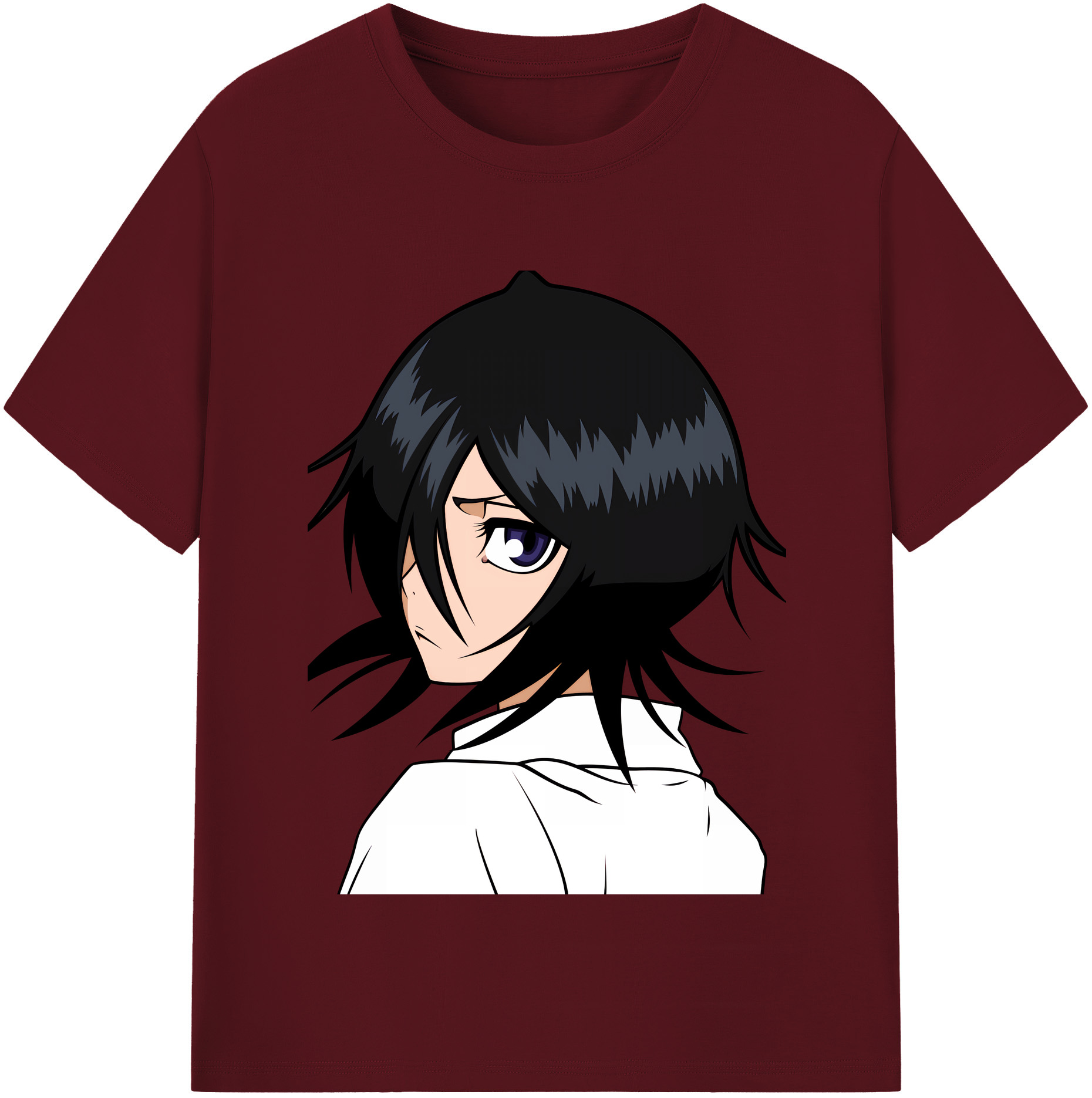 （画像用） ブリーチ 朽木ルキア BLEACH Kuchiki Rukia 綿100％半袖Tシャツ（フロントプリント）